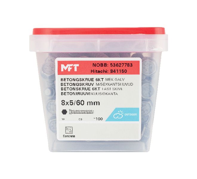 841150 - Betongskrue 6KT (b) 841150 - Betongskrue 6KT (b)