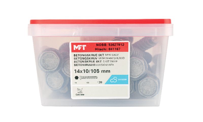 841167 - Betongskrue 6KT (b) 841167 - Betongskrue 6KT (b)